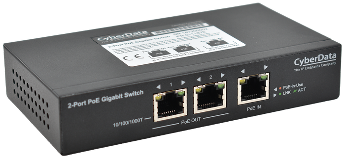 011187 2-Port PoE Gigabit Switch