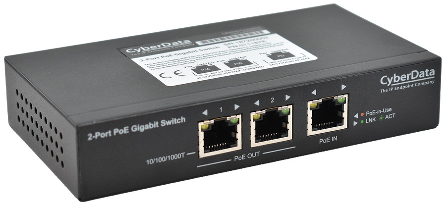 011187 2-Port PoE Gigabit Switch